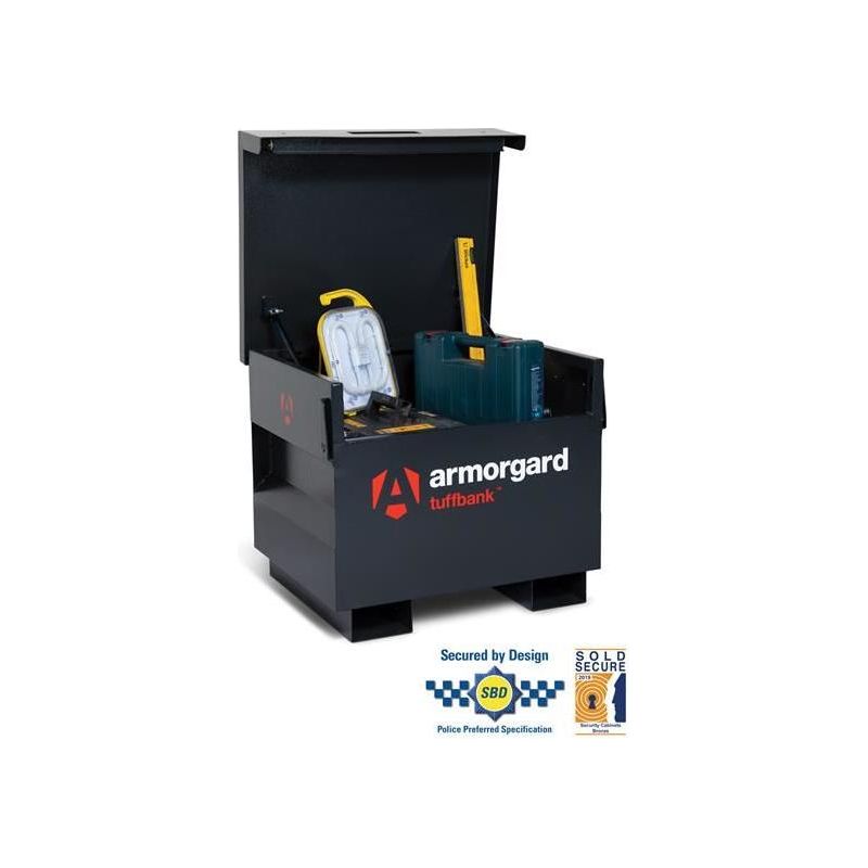 Armorgard TB21 TuffBank™ Site Box 760 x 615 x 640mm Armorgard - NorthantsTrade Northampton 