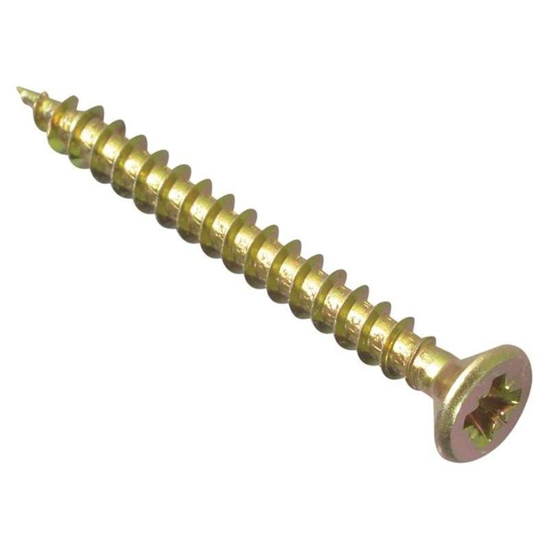 Forgefix Multi-Purpose Pozi Compatible Screw CSK ST ZYP 4.0 x 40mm Tub 1200 ForgeFix - RockBottom Northampton