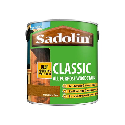 Sadolin Classic Wood Protection Heritage Oak 2.5 litre Sadolin - RockBottom Nothampton