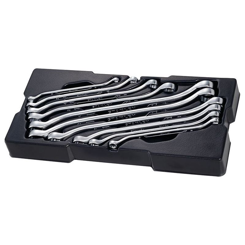 Stanley® Hand Tools Double Ring Spanner Module 10 Piece STANLEY® Hand Tools - RockBottom Nothampton