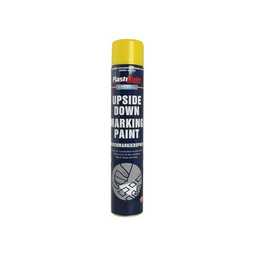 Plastikote Upside Down Marking Paint Yellow 750ml PlastiKote - RockBottom Nothampton
