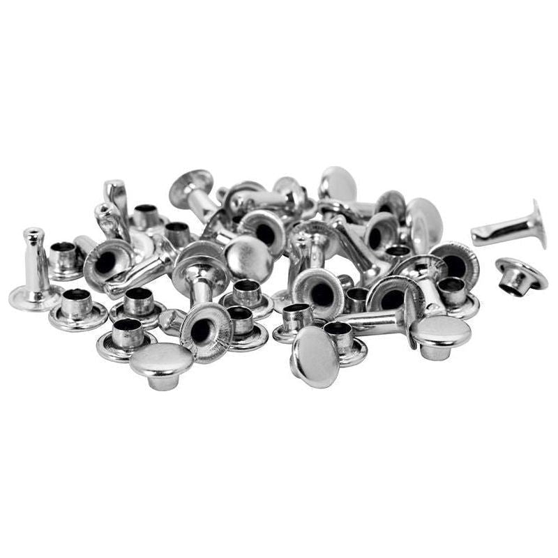 Rapid Tubular Rivets 7 x 3 x 9mm Cap 3 x 7mm (Pack 25) Rapid - RockBottom Nothampton