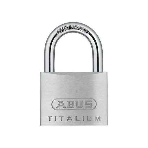 Abus Mechanical 64TI/50mm TITALIUM™ Padlock Keyed Alike KA6511 ABUS Mechanical - NorthantsTrade Northampton 