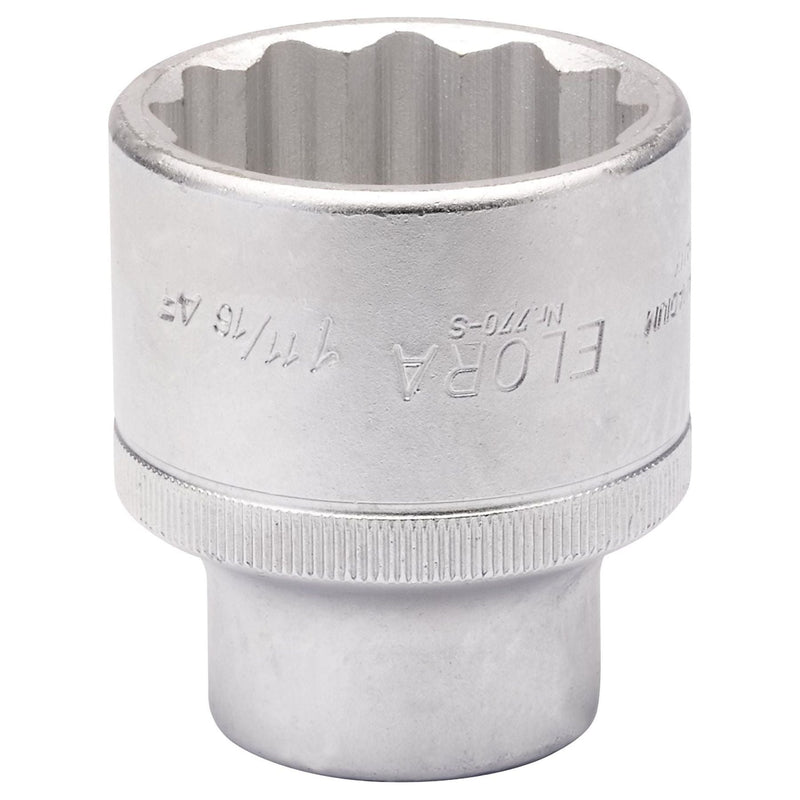 Draper Elora Bi-Hexagon Socket, 1.11/16" 3/4" Sq. Dr. 00583 Draper - Town Tools 