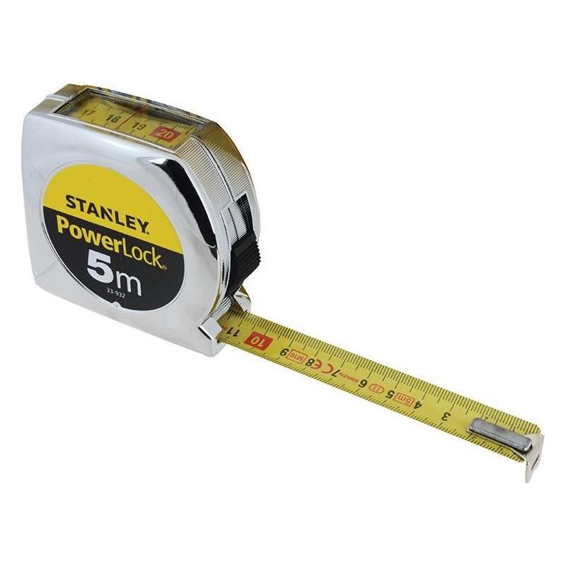 Stanley® Hand Tools PowerLock® Top Reader Tape 5m (Width 19mm) STANLEY® Hand Tools - RockBottom Nothampton