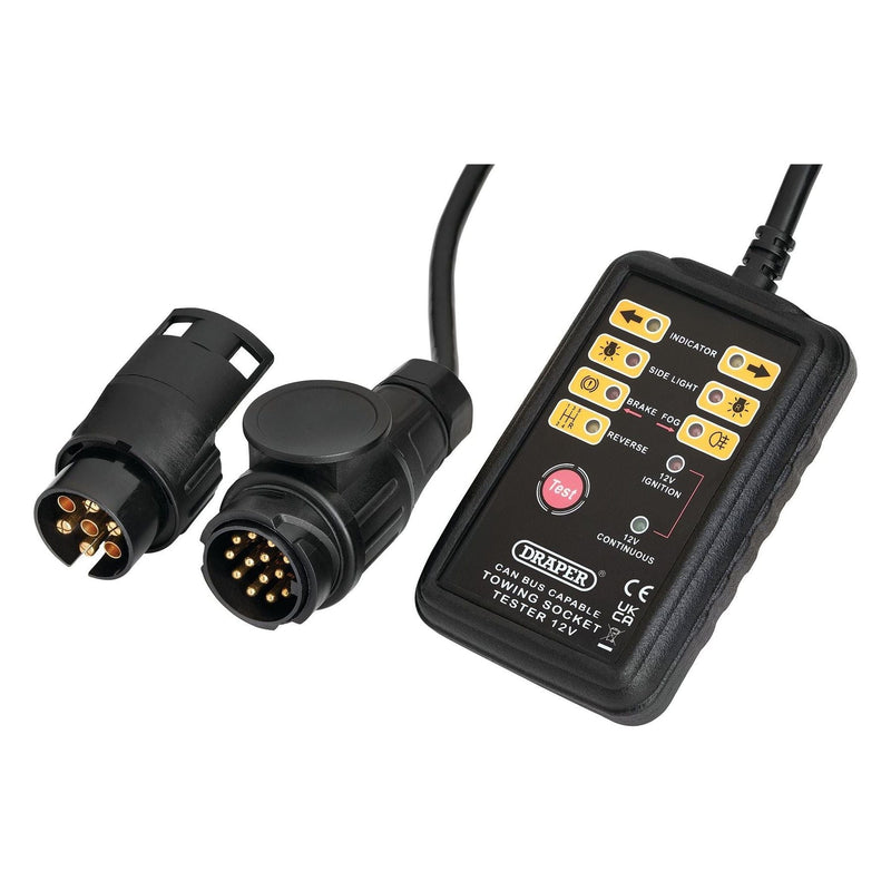Draper CAN Bus 13 and 7-Pin Towbar Socket Tester Draper - Town Tools