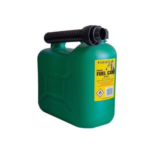 Silverhook Unleaded Petrol Can & Spout Green 5 litre Silverhook - RockBottom Nothampton