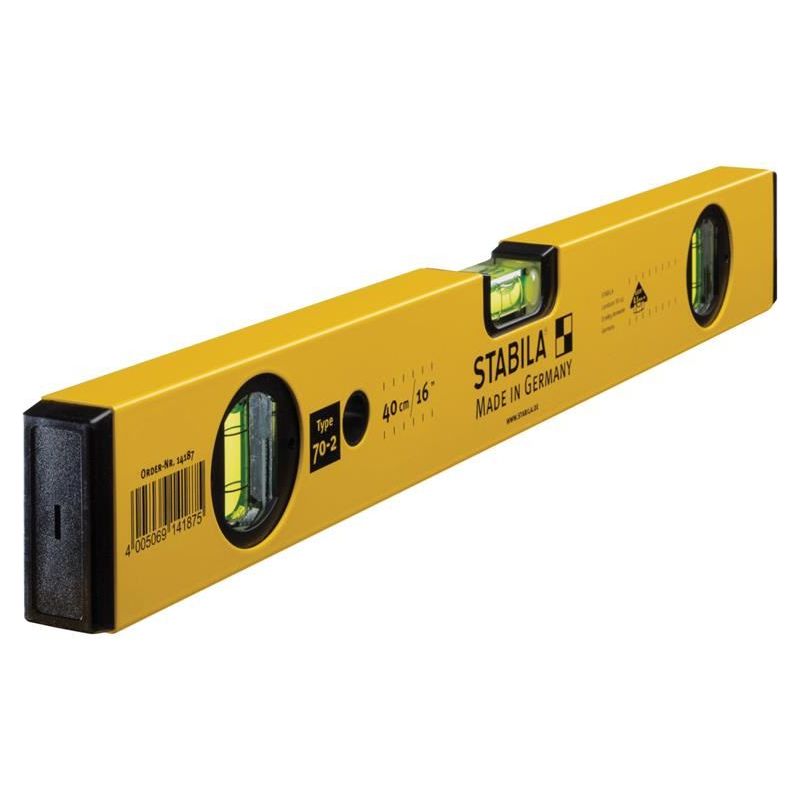Stabila 70-2-60 Double Plumb Spirit Level 3 Vial 60cm Stabila - RockBottom Nothampton