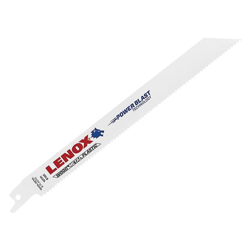 Lenox 20580-810R General Purpose Reciprocating Saw Blade 200mm 10 TPI (Pack 5) LENOX - RockBottom Northampton