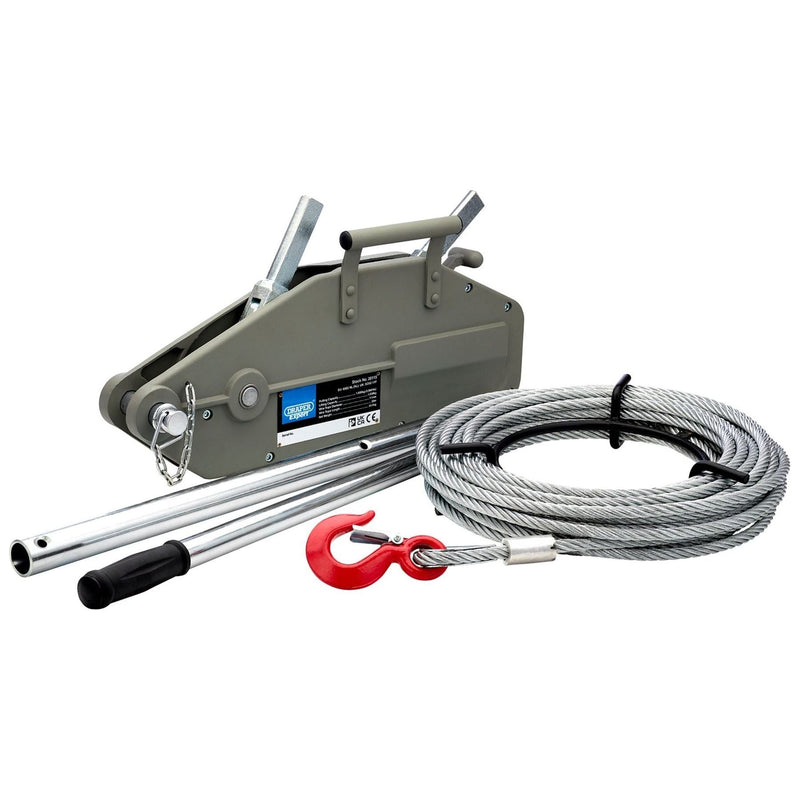 Draper Draper Expert Wire Rope Puller, 1600kg Draper - Town Tools