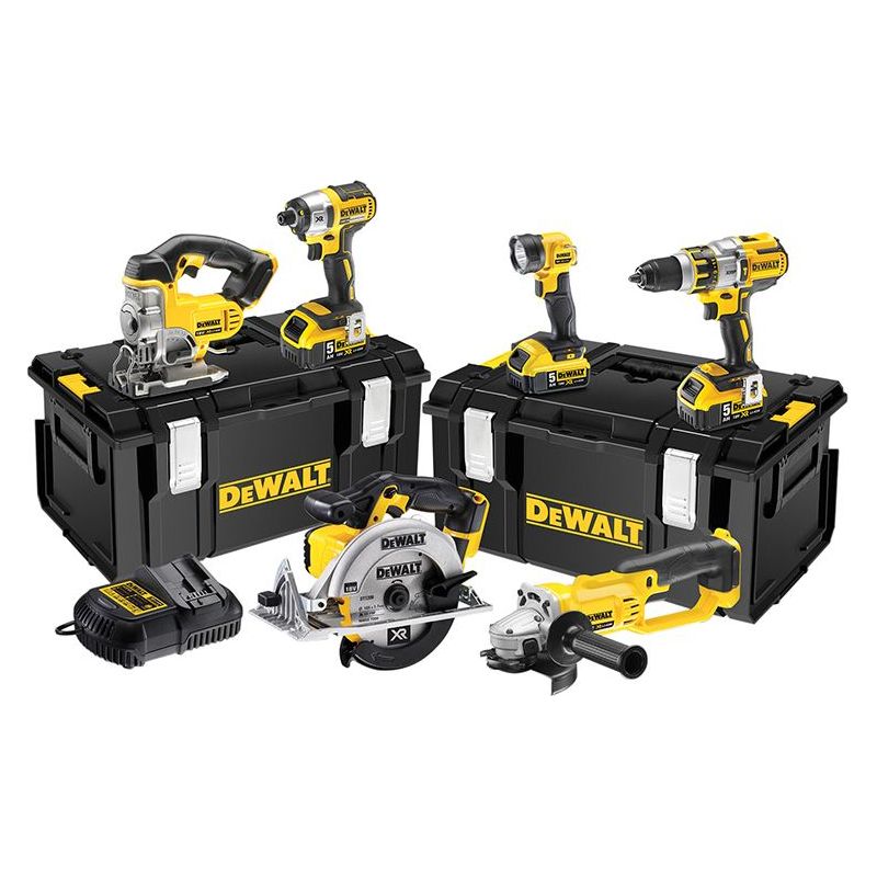 Dewalt Power Tools DCK694P3 Brushless 3 Speed 6 Piece Kit 18V 3 x 5.0Ah Li-ion DeWALT Power Tools - RockBottom Northampton