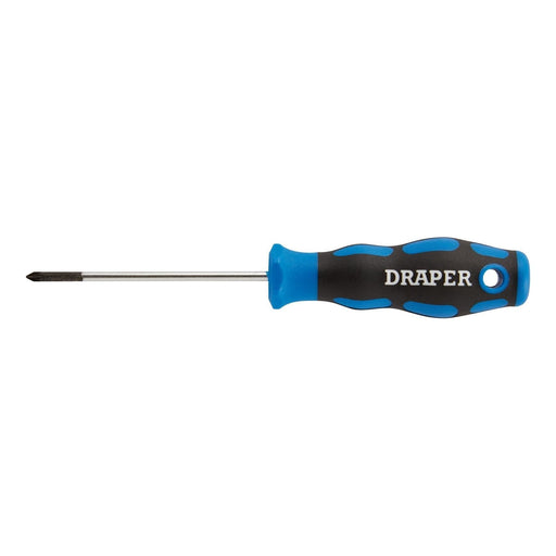 Draper Soft Grip PZ TYPE Screwdriver, No.0 x 75mm Draper - Town Tools
