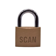 Scan Brass Padlock 50mm Scan - RockBottom Nothampton