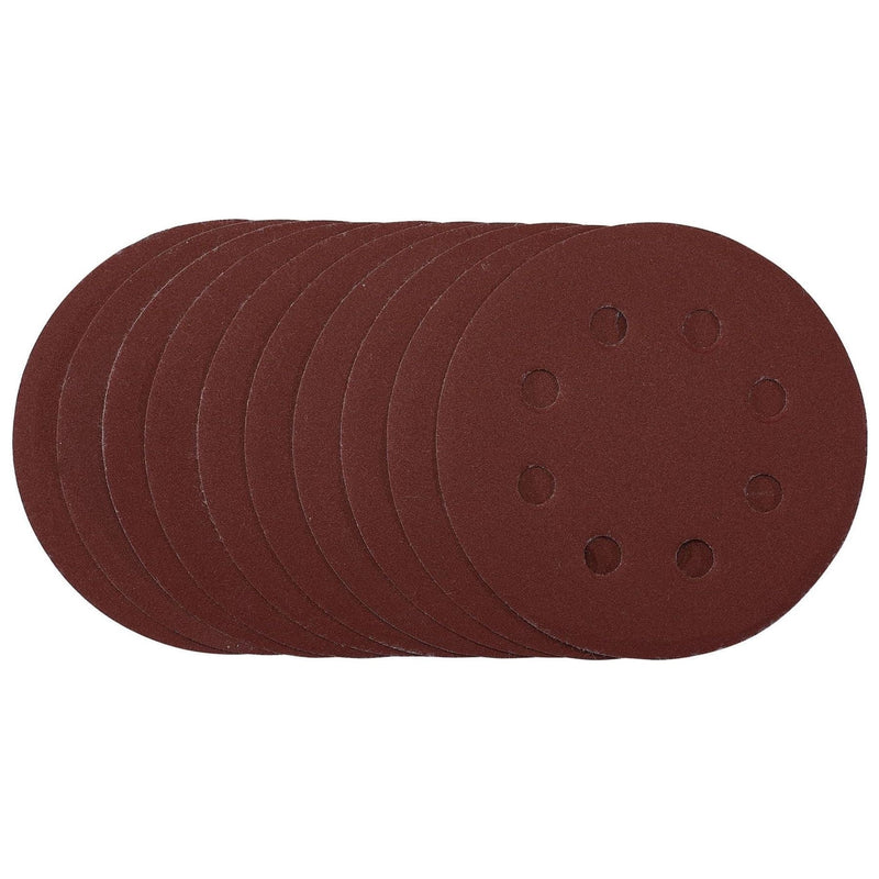 Draper Sanding Discs, 115mm, 240 Grit, Hook & Loop (Pack of 10) 53501 Draper - Town Tools 
