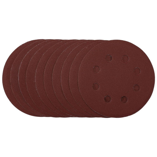 Draper Sanding Discs, 115mm, 240 Grit, Hook & Loop (Pack of 10) 53501 Draper - Town Tools 