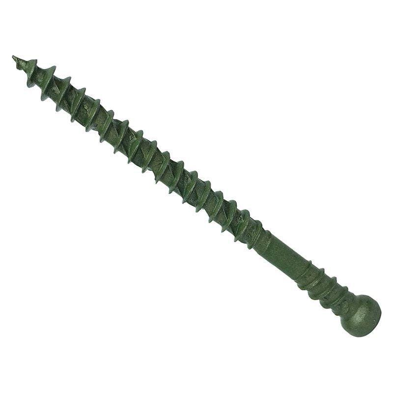 Forgefix ForgeFast TORX® Compatible Decking Screws Reduced Head Green 4.5x50 T15 Tub 600 ForgeFix - RockBottom Northampton