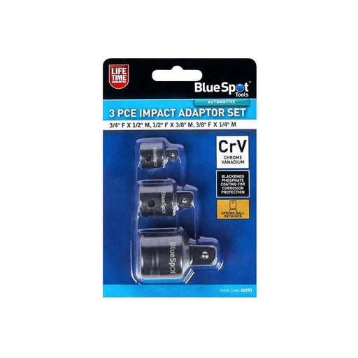 Bluespot Tools Impact Adaptor Set, 3 Piece BlueSpot Tools - RockBottom Northampton