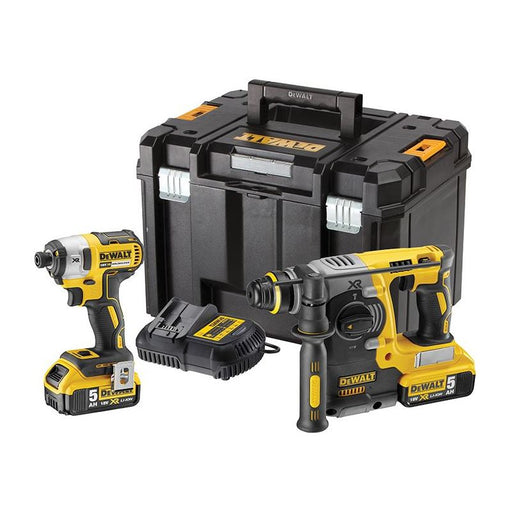 Dewalt Power Tools DCK2532P2 XR Brushless Twin Pack 18V 2 x 5.0Ah Li-ion DeWALT Power Tools - RockBottom Northampton