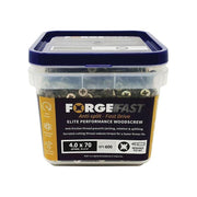 Forgefix ForgeFast Pozi Compatible Elite Performance Wood Screw ZY 4.0 x 70mm Tub 600 ForgeFix - RockBottom Northampton