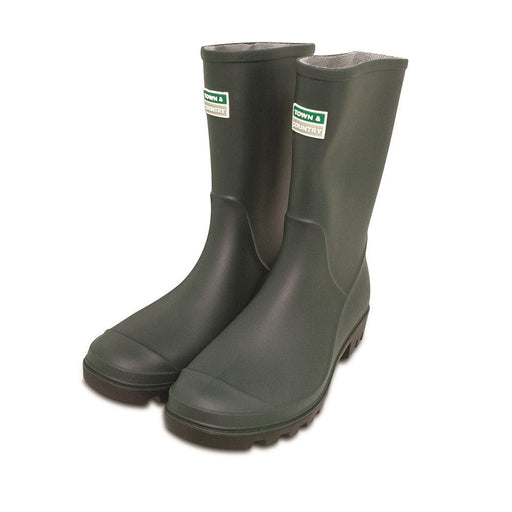 Eco PVC Boots Half Length S-10 Green