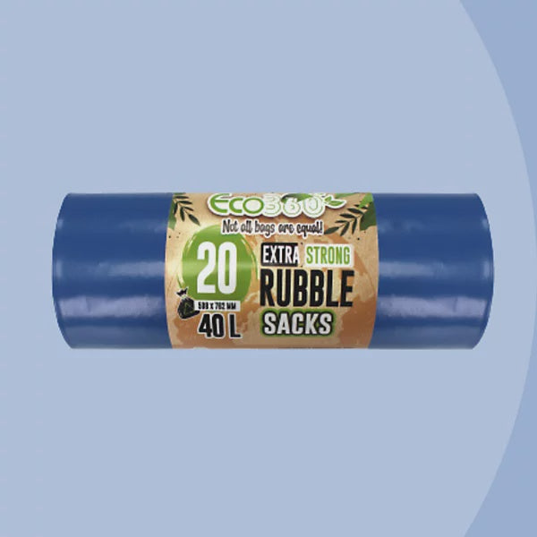 Extra Strong Rubble Sacks 20Pk 40L