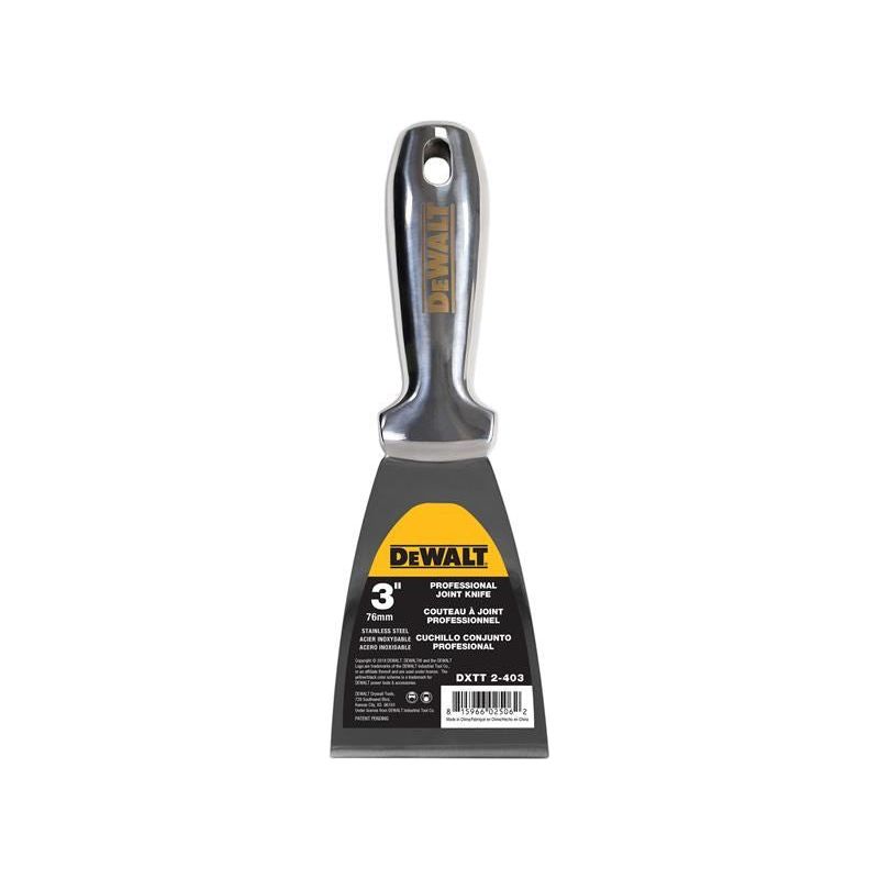 Dewalt Drywall Stainless Steel Jointing/Filling Knife 75mm (3in) DEWALT Drywall - RockBottom Northampton
