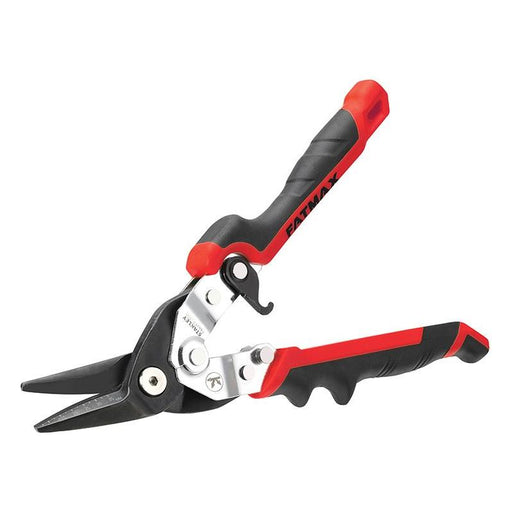 Stanley® Hand Tools FatMax® Red Ergo Aviation Snips Left Cut 250mm (10in) STANLEY® Hand Tools - RockBottom Nothampton