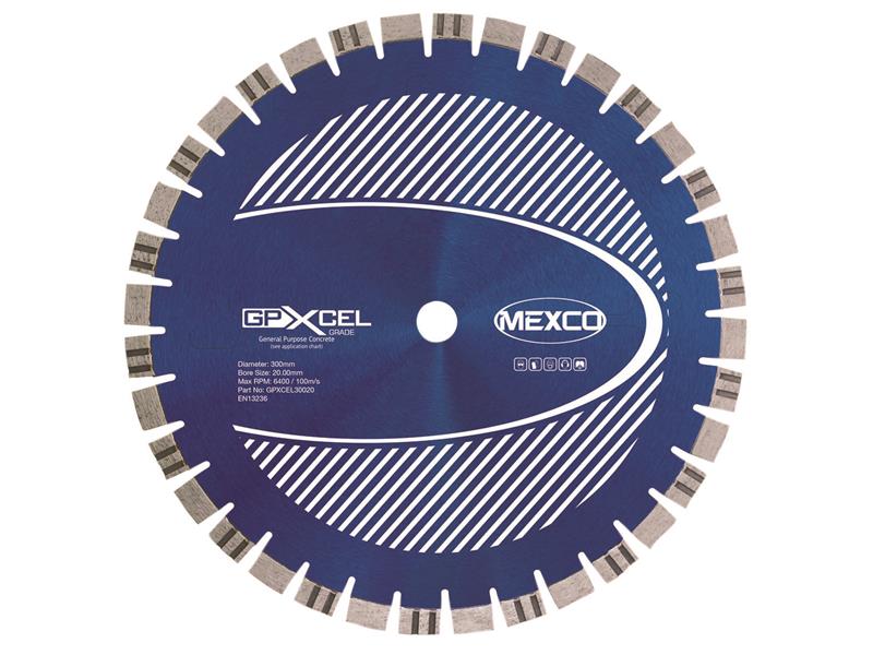 MEXCO - XCEL GRADE Concrete Diamond Blade 300 x 20mm