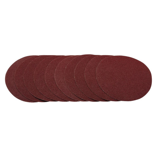 Draper Sanding Discs, 200mm, 40 Grit (Pack of 10) 10229 Draper - Town Tools 