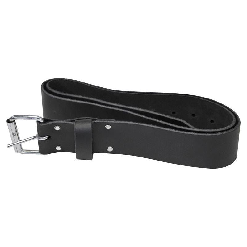 Faithfull Heavy-Duty Leather Belt Black Faithfull - RockBottom Northampton