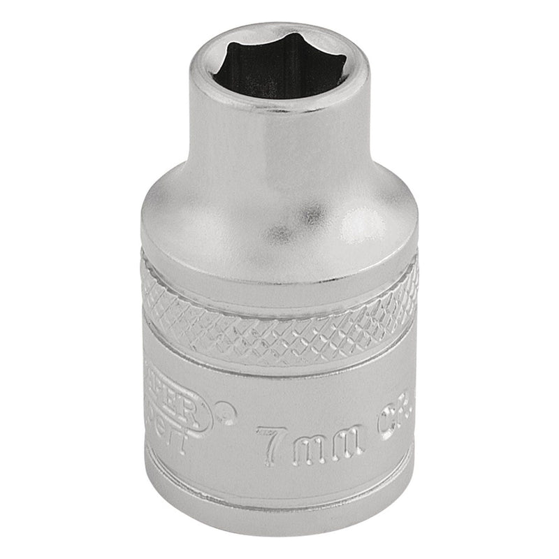 Draper 6 Point Metric Socket, 3/8" Sq. Dr., 7mm 16532 Draper - Town Tools 