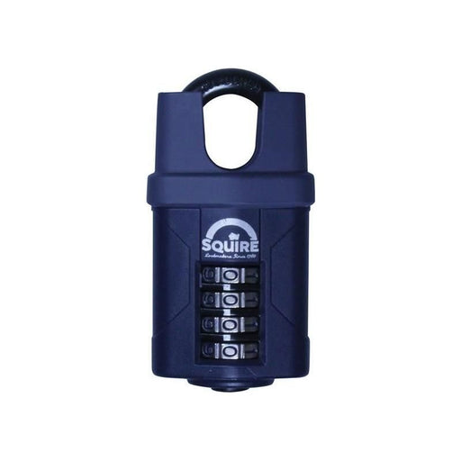 Squire CP50CS Combination Padlock 4-Wheel Closed Shackle 50mm Squire - RockBottom Nothampton