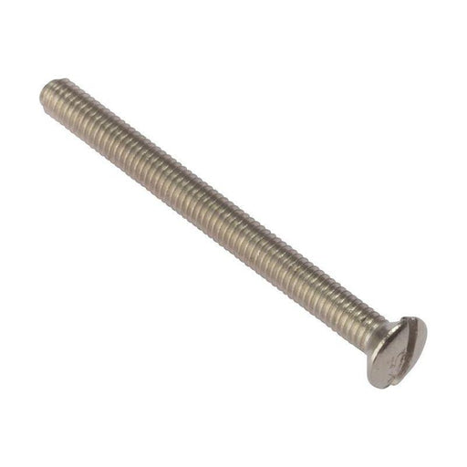 Forgefix Socket Screw Slotted Raised Head Nickel Plated 3.5 x 40mm Bag 100 ForgeFix - RockBottom Northampton
