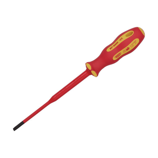 Draper XP1000 VDE Slimline Plain Slot Screwdriver, 3.5 x 100mm 02159 Draper - Town Tools 
