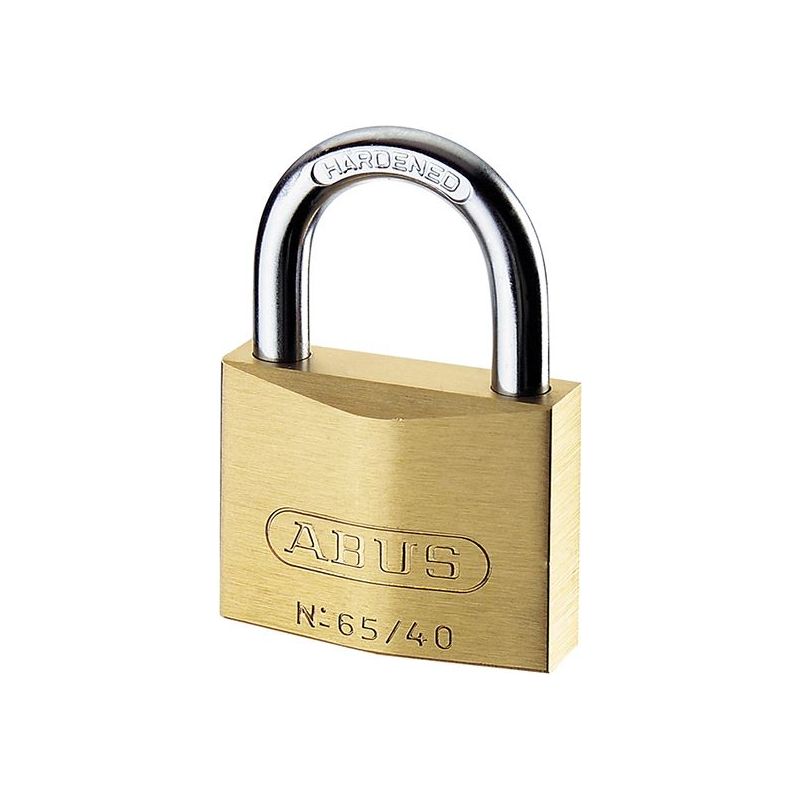 Abus Mechanical 65/40mm Brass Padlock Master Keyed MK65401 ABUS Mechanical - RockBottom Northampton 