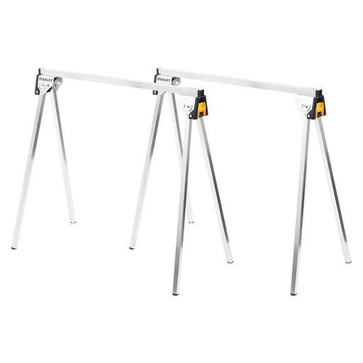 Stanley® Hand Tools Essential Metal Sawhorses (Twin Pack) STANLEY® Hand Tools - RockBottom Nothampton