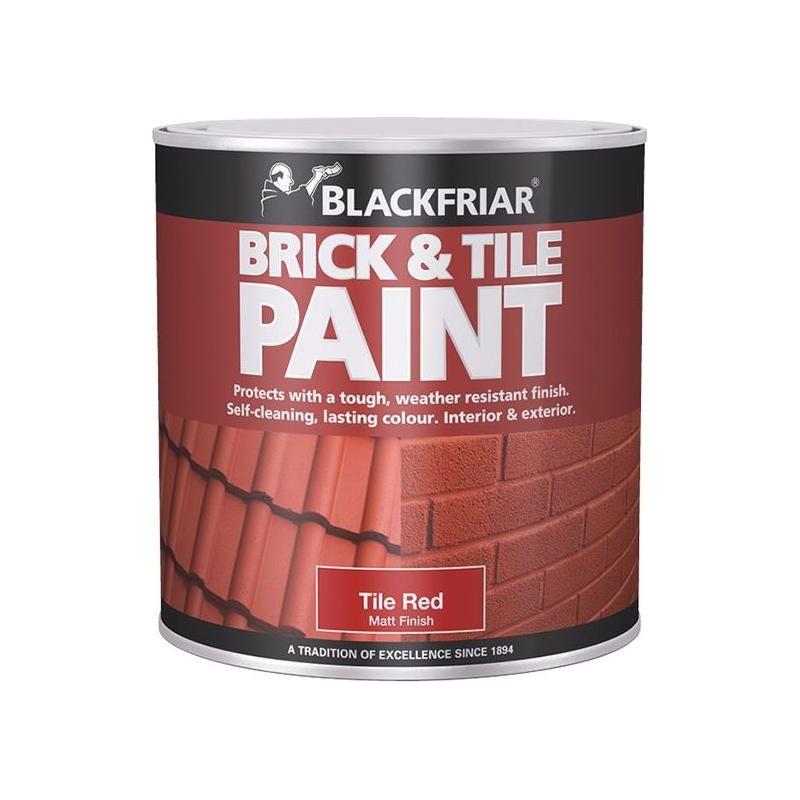 Blackfriar Brick & Tile Paint Matt Red 250ml Blackfriar - RockBottom Northampton