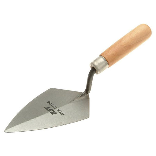 R.S.T. Pointing Trowel Philadelphia Pattern Wooden Handle 6in R.S.T. - RockBottom Nothampton
