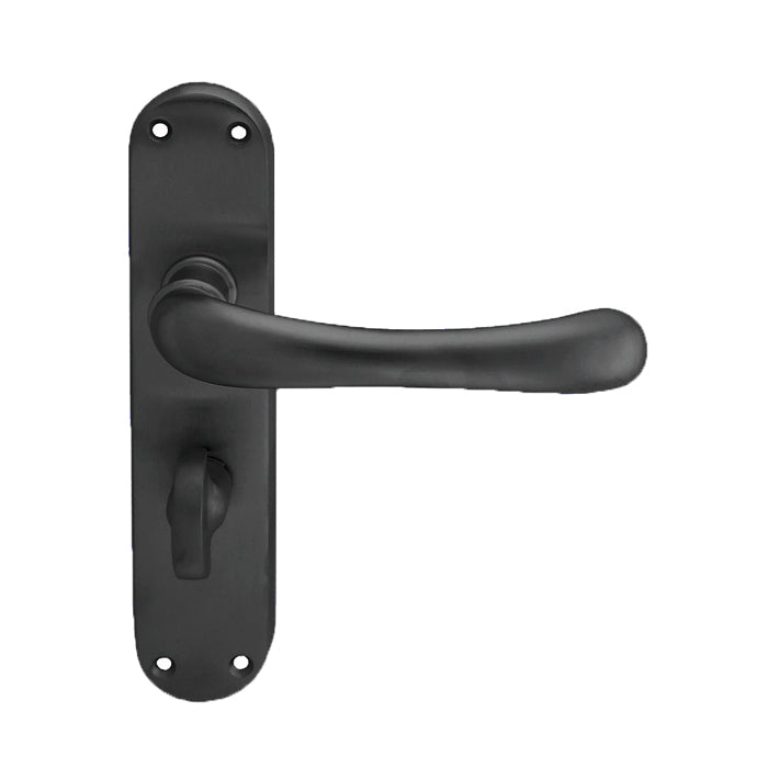 Ibra Lever On Backplate - Bathroom 57Mm C/C Nero (Matt Black) - Matt Black
