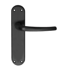 Lilla Lever On Backplate - Latch Nero (Matt Black) - Matt Black