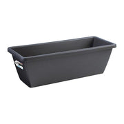 Elho Barcelona Trough 50cm Planter - Anthracite - 7841915042500