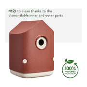 Elho Cosy Bird House 18cm - Tuscan Red - 5822201870300 - Perfect for Garden Birds