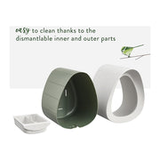 Elho Essential Bird Feeder 18cm - Fibrous Grey - 5822321942800