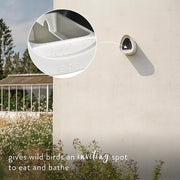 Elho Essential Bird Feeder 18cm - Fibrous Grey - 5822321942800