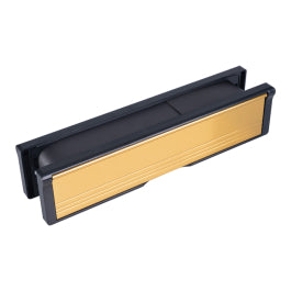 Gold Anodised Intumescent Letterbox 10 Inch - Gold