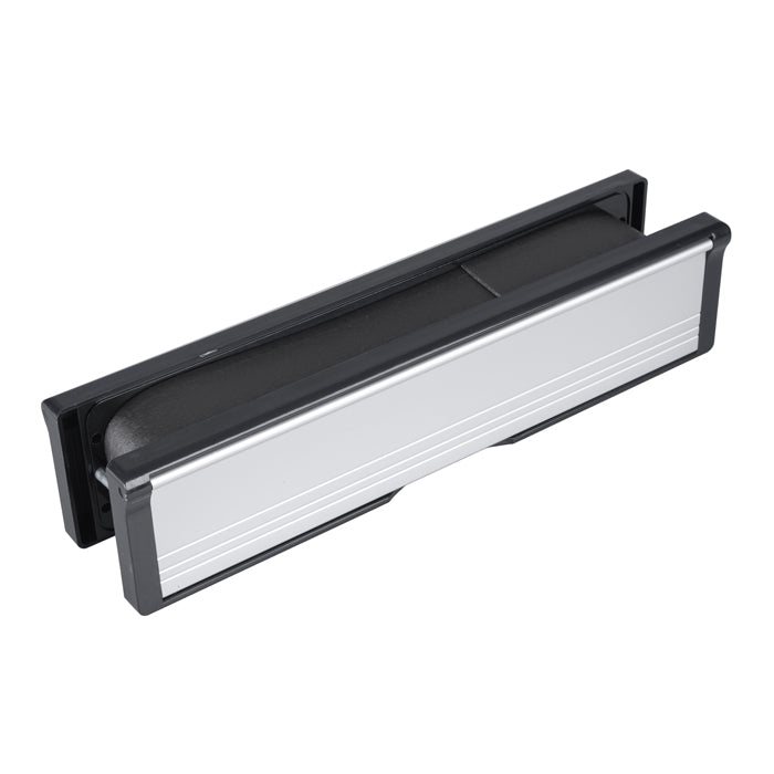 Saa Intumescent Letterbox 10 Inch - Satin Anodised Aluminium