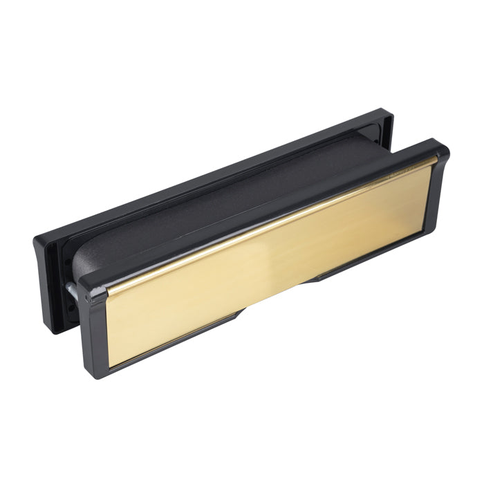 Brass Intumescent Letterbox 12 Inch - Brass