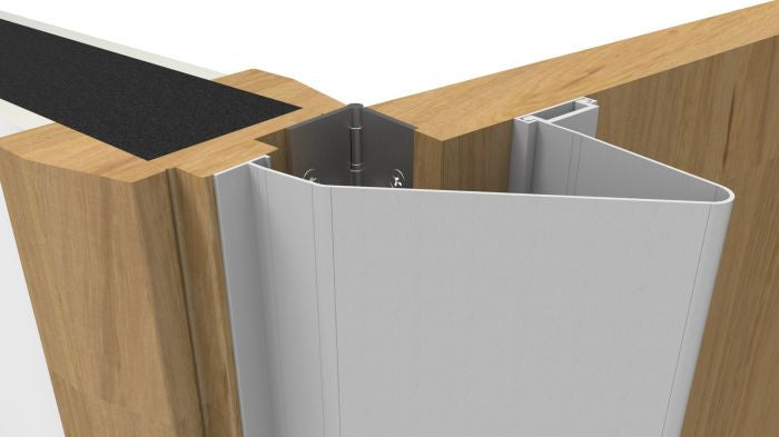 Hinge Guards Pvc 1.95M White Knuckle Side (Narrow) - White 1950