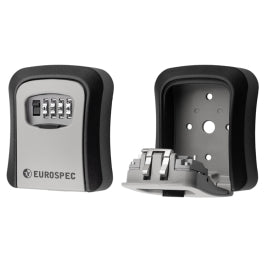 Combination Key Safe - 115 X 91 X 45Mm / Retail Packaging - Silver