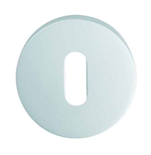 Escutcheon - Lock Profile On Concealed Fix Round Rose - Satin Anodised Aluminium 52 x 8